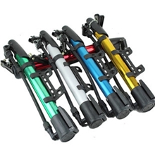 便携式打气筒铝合金自行车电动车可固定山地迷你