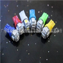 热销汽车LEDT10-5050-5SMD高亮度示宽灯/仪表灯/阅读灯/牌照灯