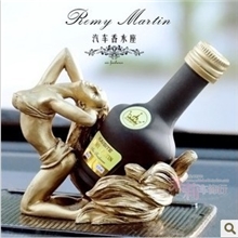 批发酒瓶女神汽车香水车载香水车用香水汽车用品香水座