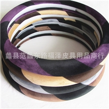 长期供应汽车把套毛绒把套冬季汽车方向盘套厂家直销