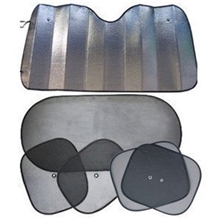 汽车遮阳挡夏季隔热挡铝箔遮阳挡六件套130*60可定制logo