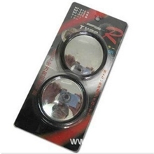 TYPER汽车用品倒车镜辅助后视镜360度可调小圆镜黑色对装