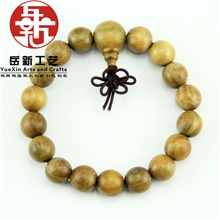 厂家供应A料美洲绿檀佛珠手链A料美洲绿檀佛珠12mm