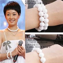 厂家供应天然白玉砗磲手链同《奋斗》女主角同款8mm/10mm