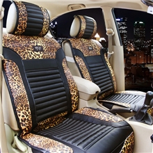 豹纹汽车坐垫四季通用四季垫女性汽车座垫厂家批发汽车用品