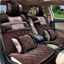 冬季汽车坐垫通用汽车座垫超柔毛绒车垫厂家批发淘宝一件代发