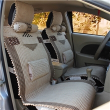 汽车坐垫手编冰丝坐垫汽车座垫四季通用冰丝坐垫夏季新款坐垫