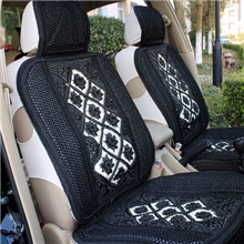 热销供应百花齐放新款夏天汽车座垫手编冰丝坐垫汽车座垫