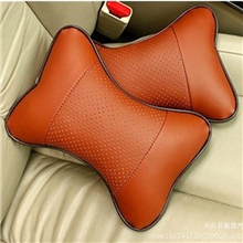 汽车内饰头枕丹尼皮颈枕头靠可拆卸清洗