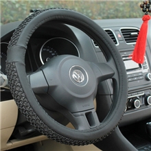 厂家直销天蚕丝汽车方向盘套汽车把套仿皮冰丝四季把套汽车用品