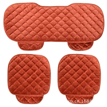 新款汽车座垫三件套冬垫羽绒汽车坐垫汽车用品厂家批发一件代发