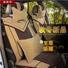 汽车坐垫冬季新款冬天座垫短毛绒车垫轿车冬垫科鲁兹朗逸座垫