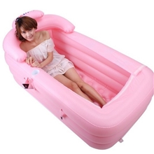 热销新品大量现货加厚成人充气浴缸保暖折叠浴缸塑料洗澡盆浴缸
