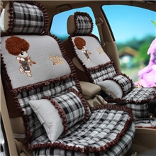 批发精品亚麻汽车坐垫四季通用汽车坐垫汽车用品