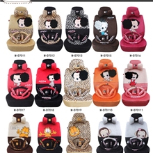 魅惑毛绒超柔四季座套卡通冬己汽车通用座套十八件套