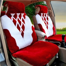 厂家批发冬季毛绒汽车坐垫羊剪绒加厚新款车垫羊毛座垫座套车用品