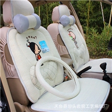 铭佳丽批发小破孩汽车坐垫夏季汽车座垫四季垫车垫