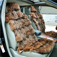 澳腾2013秋冬新款全狐狸毛高档汽车坐垫高端商务车皮草座垫批发