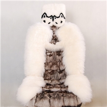 澳腾品牌秋冬新款狐狸毛高档汽车坐垫商务车皮草汽车座垫批发