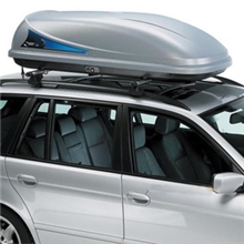 汽车车载车顶行李箱旅行箱储物箱银灰色中号360L车顶箱通用型