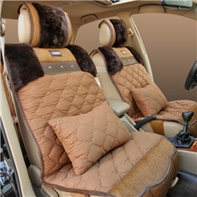 新款座垫四季通用汽车坐垫羽绒冬季汽车坐垫毛绒垫厂家直销