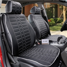 Z1060泽凡诚品几何批绣仿皮专用座套分销专款