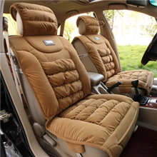 汽车坐垫冬季新款毛绒羽绒款毛垫通用车垫汽车垫坐垫套