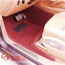 一件代发全包围大包围汽车丝圈脚垫全覆盖专用脚垫厂家批发黑红色