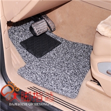 大脚指一件代发黑白加厚20mm专车专用丝圈脚垫汽车脚垫厂家批发