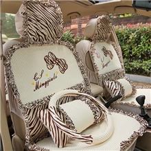 卡通汽车坐垫冰丝夏季凉垫女汽车座垫福克斯凯越骐达M4polo车垫