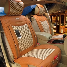 夏季冰丝汽车坐垫碳纤维座垫标致508/3008现代第八代索纳塔途胜