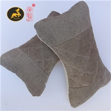 厂家直销车用头枕颈枕脖枕头靠颈靠骨头枕细亚麻汽车用品批发