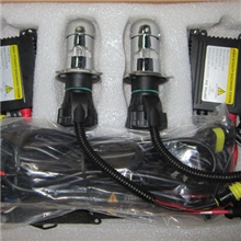 交流H4远近双光一体HID汽车疝气灯泡氙气大灯套装超亮伸缩