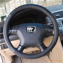慧达源高档真皮编织汽车方向盘套汽车方向把套
