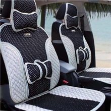 【厂家直供】供应黑色冰丝汽车坐垫夏季座垫汽车用品四季垫批发