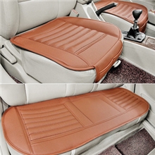 批发四季通用无靠背汽车坐垫小三件套竹炭汽车座垫单片四方垫