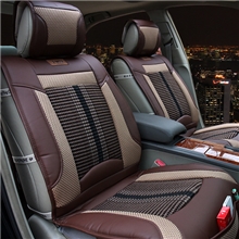 新款四季垫汽车夏季坐垫汽车用品厂家直销高档丹尼皮冰丝座垫