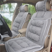 高档环保秋冬新款汽车坐垫植绒面料坐垫汽车用品批发