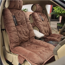 友福冬季新款高档韩国丝绒羽丝绒保暖汽车座垫坐垫奔驰211-35