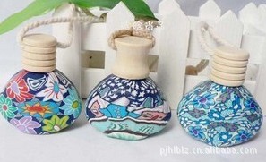 小额混批软陶香薰汽车香水净化空气车饰挂件汽车配件饰品