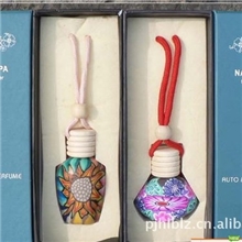 汽车软陶香水瓶挂件精油挂件手工汽车挂件汽车内饰装饰品套装