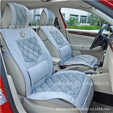 茉莉花2013新款高档棉布四季座垫五座通用休闲秋冬汽车坐垫