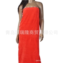 厂家供应沙滩巾浴巾100%全棉割绒面料外贸原单浴披