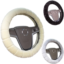 鱼乐圈汽车方向盘套内饰用品车把套冬季毛绒厂家汽车用品批发