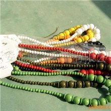 供应各类木珠项链
