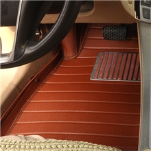 供应盛世金龙汽车脚垫高档防滑皮质脚垫厂家