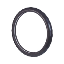 高档汽车方向盘套把套超柔顺特级羔羊皮黑色真皮套5301