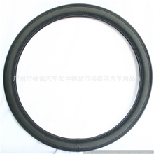 戴尔高档汽车方向盘透气把套超纤皮环保胶圈320