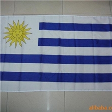 供应春亚纺100%涤纶国旗90*150CM