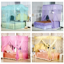 厂家直销2013新款蒙古包宫廷两开门三开门加粗不锈钢吊顶蚊帐